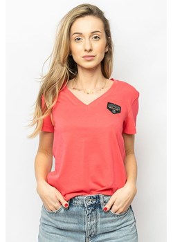 t-shirt damski armani exchange 6ryt37 yj3rz różowy ze sklepu Royal Shop w kategorii Bluzki damskie - zdjęcie 167741401