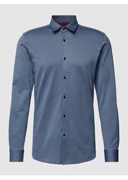 Koszula biznesowa o kroju slim fit ze wzorem na całej powierzchni model ‘Elisha’ ze sklepu Peek&Cloppenburg  w kategorii Koszule męskie - zdjęcie 167745610