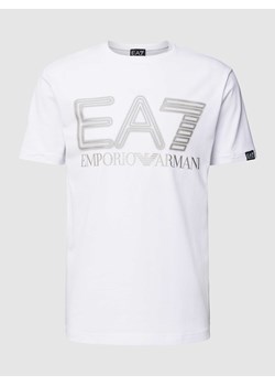 T-shirt z nadrukiem z logo ze sklepu Peek&Cloppenburg  w kategorii T-shirty męskie - zdjęcie 167745631