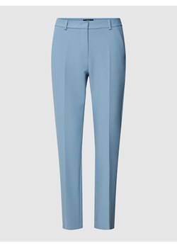Spodnie o wąskim kroju z zakładką w pasie i kantem ze sklepu Peek&Cloppenburg  w kategorii Spodnie damskie - zdjęcie 167745644