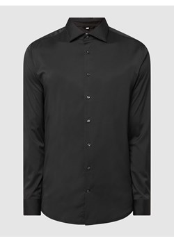 Koszula biznesowa o kroju slim fit z diagonalu ze sklepu Peek&Cloppenburg  w kategorii Koszule męskie - zdjęcie 167745892