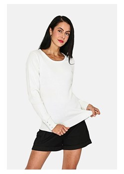 ASSUILI Sweter w kolorze białym ze sklepu Limango Polska w kategorii Swetry damskie - zdjęcie 167747701