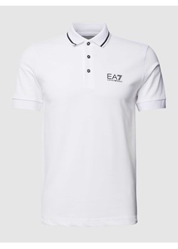 Koszulka polo z nadrukiem z logo ze sklepu Peek&Cloppenburg  w kategorii T-shirty męskie - zdjęcie 167749003