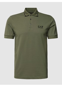 Koszulka polo z nadrukiem z logo ze sklepu Peek&Cloppenburg  w kategorii T-shirty męskie - zdjęcie 167749121