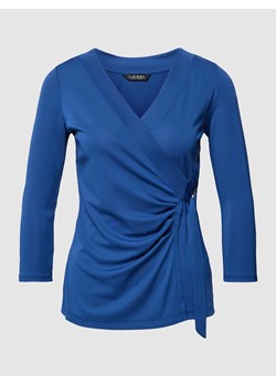 Bluzka z długim rękawem w stylu kopertowym model ‘JAINAB’ ze sklepu Peek&Cloppenburg  w kategorii Bluzki damskie - zdjęcie 167749131