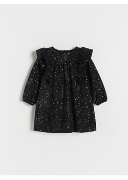 Reserved - Błyszcząca sukienka - czarny ze sklepu Reserved w kategorii Sukienki niemowlęce - zdjęcie 167750802