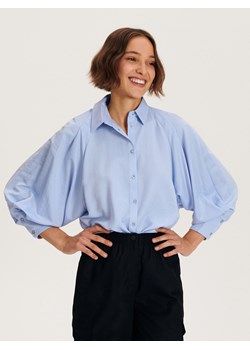 Reserved - Koszula oversize - jasnoniebieski ze sklepu Reserved w kategorii Koszule damskie - zdjęcie 167752063