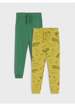 Sinsay - Spodnie dresowe jogger 2 pack - zielony ze sklepu Sinsay w kategorii Spodnie chłopięce - zdjęcie 167755682