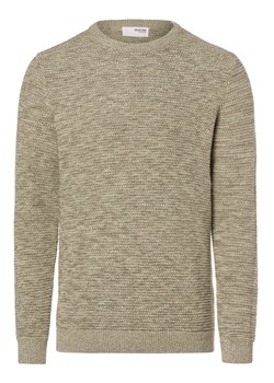 Selected Męski sweter Mężczyźni Bawełna trzcinowy marmurkowy ze sklepu vangraaf w kategorii Swetry męskie - zdjęcie 167756661