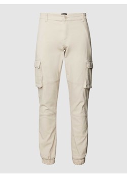 Spodnie cargo o kroju regular fit z bocznymi,wpuszczanymi kieszeniami ze sklepu Peek&Cloppenburg  w kategorii Spodnie męskie - zdjęcie 167759051