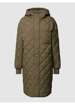 Płaszcz pikowany z kapturem ze sklepu Peek&Cloppenburg  w kategorii Płaszcze damskie - zdjęcie 167764491