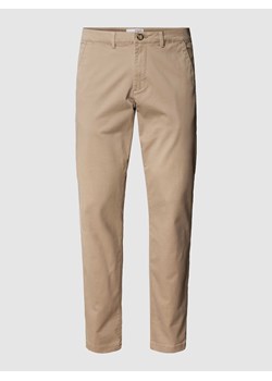 Chinosy o kroju slim fit w jednolitym kolorze model ‘NEW Miles’ ze sklepu Peek&Cloppenburg  w kategorii Spodnie męskie - zdjęcie 167764570