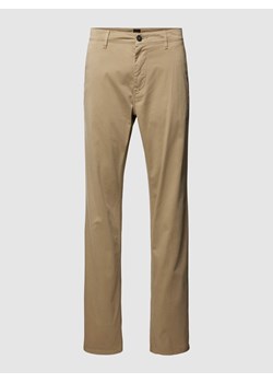 Chinosy o kroju regular fit w jednolitym kolorze ze sklepu Peek&Cloppenburg  w kategorii Spodnie męskie - zdjęcie 167765094