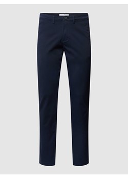 Chinosy o kroju slim fit w jednolitym kolorze model ‘NEW Miles’ ze sklepu Peek&Cloppenburg  w kategorii Spodnie męskie - zdjęcie 167765242