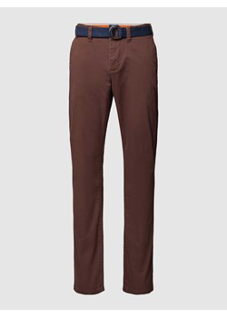 Spodnie materiałowe z wpuszczanymi kieszeniami w stylu francuskim ze sklepu Peek&Cloppenburg  w kategorii Spodnie męskie - zdjęcie 167765293
