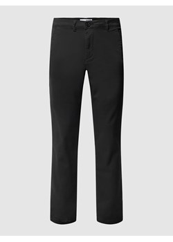 Chinosy o kroju slim fit w jednolitym kolorze model ‘NEW Miles’ ze sklepu Peek&Cloppenburg  w kategorii Spodnie męskie - zdjęcie 167765322
