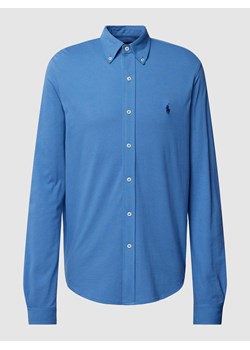 Koszula casualowa o kroju slim fit z kołnierzykiem typu button down ze sklepu Peek&Cloppenburg  w kategorii Koszule męskie - zdjęcie 167765711