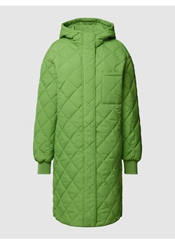 Płaszcz pikowany z kapturem ze sklepu Peek&Cloppenburg  w kategorii Płaszcze damskie - zdjęcie 167765782