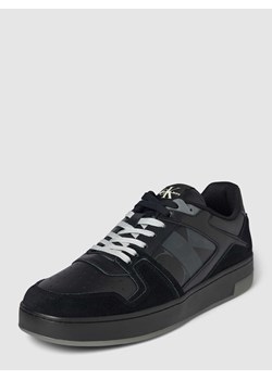 Sneakersy skórzane z detalem z logo ze sklepu Peek&Cloppenburg  w kategorii Buty sportowe męskie - zdjęcie 167765840