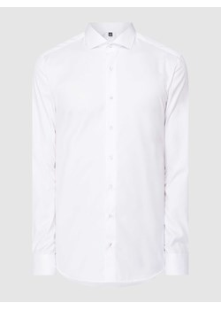 Koszula biznesowa o kroju Slim Fit z bawełny ze sklepu Peek&Cloppenburg  w kategorii Koszule męskie - zdjęcie 167769823