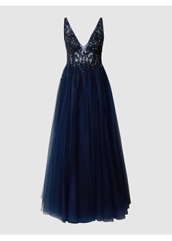 Długa sukienka wieczorowa z tiulu ze sklepu Peek&Cloppenburg  w kategorii Sukienki - zdjęcie 167774034