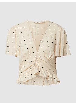 Bluzka krótka z rękawami nietoperzowymi ze sklepu Peek&Cloppenburg  w kategorii Bluzki damskie - zdjęcie 167774372