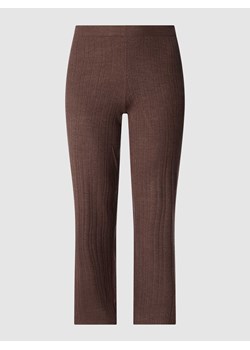 Spodnie z dzianiny PLUS SIZE z elastycznym pasem model ‘Shel’ ze sklepu Peek&Cloppenburg  w kategorii Spodnie damskie - zdjęcie 167774434
