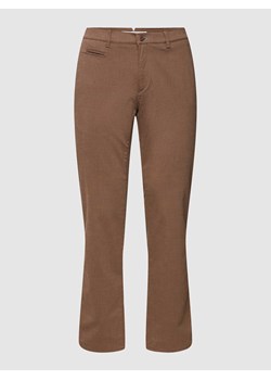 Spodnie z fakturowanym wzorem model ‘FABIO IN’ ze sklepu Peek&Cloppenburg  w kategorii Spodnie męskie - zdjęcie 167774451