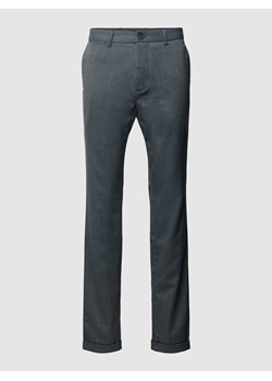 Spodnie materiałowe z lekko fakturowanym wzorem model ‘liam’ ze sklepu Peek&Cloppenburg  w kategorii Spodnie męskie - zdjęcie 167774942