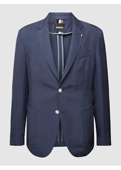 Marynarka o kroju slim fit zapinana na dwa guziki model ‘Hanry’ ze sklepu Peek&Cloppenburg  w kategorii Marynarki męskie - zdjęcie 167775114