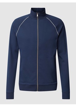 Bluza rozpinana z wypustkami w kontrastowym kolorze ze sklepu Peek&Cloppenburg  w kategorii Bluzy męskie - zdjęcie 167775734