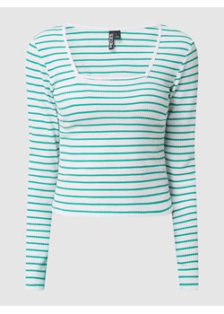 Bluzka krótka ze wzorem w paski model ‘Voma’ ze sklepu Peek&Cloppenburg  w kategorii Bluzki damskie - zdjęcie 167776131