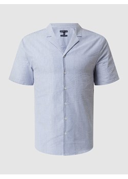 Koszula casualowa o kroju regular fit z bawełny seersucker ze sklepu Peek&Cloppenburg  w kategorii Koszule męskie - zdjęcie 167776143