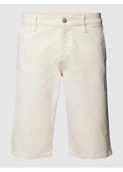 Szorty jeansowe z detalem z logo ze sklepu Peek&Cloppenburg  w kategorii Spodenki męskie - zdjęcie 167776250