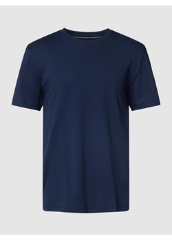 T-shirt z prążkowanym okrągłym dekoltem ze sklepu Peek&Cloppenburg  w kategorii T-shirty męskie - zdjęcie 167776664