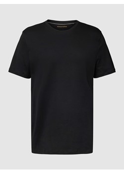 T-shirt z prążkowanym okrągłym dekoltem ze sklepu Peek&Cloppenburg  w kategorii T-shirty męskie - zdjęcie 167776782