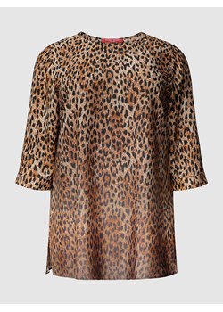 Bluzka PLUS SIZE ze zwierzęcym nadrukiem na całej powierzchni model ‘Farina’ ze sklepu Peek&Cloppenburg  w kategorii Bluzki damskie - zdjęcie 167776883