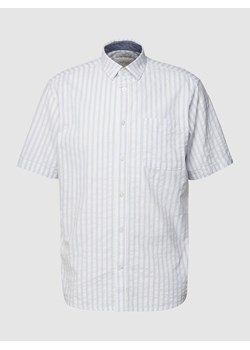 Koszula casualowa o kroju regular fit z wzorem w paski ze sklepu Peek&Cloppenburg  w kategorii Koszule męskie - zdjęcie 167776942