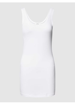 Długi top z drobno prążkowanego materiału model ‘Pamila’ ze sklepu Peek&Cloppenburg  w kategorii Bluzki damskie - zdjęcie 167778813