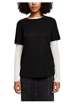 ESPRIT Koszulka w kolorze czarnym ze sklepu Limango Polska w kategorii Bluzki damskie - zdjęcie 167779911