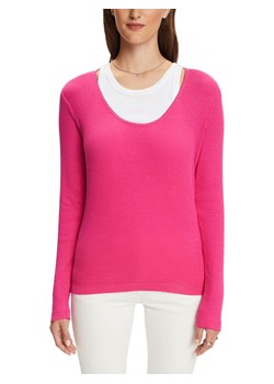 ESPRIT Koszulka w kolorze różowym ze sklepu Limango Polska w kategorii Bluzki damskie - zdjęcie 167780031