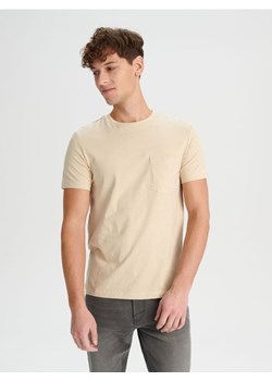 Sinsay - Koszulka - beżowy ze sklepu Sinsay w kategorii T-shirty męskie - zdjęcie 167782102