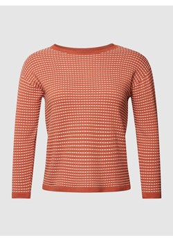 Sweter PLUS SIZE z dzianiny z fakturowanym wzorem ze sklepu Peek&Cloppenburg  w kategorii Swetry damskie - zdjęcie 167784880
