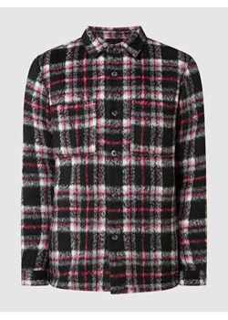 Kurtka koszulowa o kroju relaxed fit z dodatkiem wełny ze sklepu Peek&Cloppenburg  w kategorii Kurtki męskie - zdjęcie 167785150