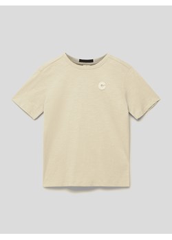 T-shirt z nadrukiem z logo ze sklepu Peek&Cloppenburg  w kategorii T-shirty chłopięce - zdjęcie 167785360
