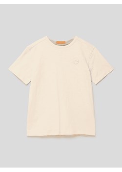T-shirt z nadrukiem z logo ze sklepu Peek&Cloppenburg  w kategorii T-shirty chłopięce - zdjęcie 167785364