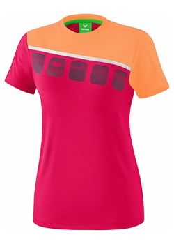 erima Koszulka sportowa &quot;5-C&quot; w kolorze różowo-pomarańczowym ze sklepu Limango Polska w kategorii Bluzki damskie - zdjęcie 167786013