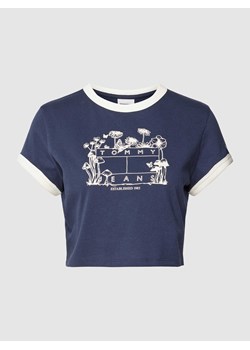 T-shirt krótki z nadrukowanym motywem model ‘HOMEGROWN’ ze sklepu Peek&Cloppenburg  w kategorii Bluzki damskie - zdjęcie 167789860