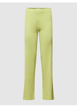 Spodnie z efektem prążkowania model ‘Talima’ ze sklepu Peek&Cloppenburg  w kategorii Spodnie damskie - zdjęcie 167789884