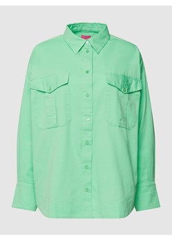 Bluzka koszulowa z kieszeniami z patką model ‘FREJA’ ze sklepu Peek&Cloppenburg  w kategorii Koszule damskie - zdjęcie 167791684